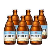 VEDETT 白熊 比利时小麦 白啤酒 330ml*6瓶比利时原瓶进口