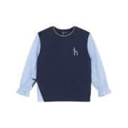 HAZZYS 哈吉斯 女童圆领卫衣