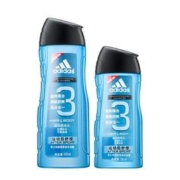 adidas 阿迪达斯 运动后舒缓男士功能型香波沐浴露 400ml+250ml