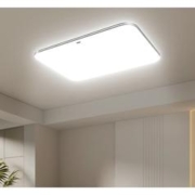 京东PLUS：OSRAM 欧司朗 OSCLZX021 LED现代简约护眼灯具 遥控 银素白135W