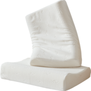 梦洁家纺泰国进口天然乳胶枕头 93%乳胶含量枕芯 泰国舒眠享梦乳胶对枕 40*60*1对  -