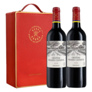 LAFITE 拉菲罗斯柴尔德红葡萄酒法国原瓶进口红酒中秋送礼红酒礼盒750ML 凯萨天堂 2瓶礼盒装