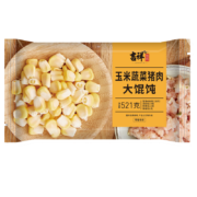 PLUS会员：吉祥 玉米蔬菜猪肉大馄饨 521g 18只 *5件