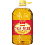 plus会员：福花 5S压榨一级花生油6.18L 物理压榨鲁花集团出品 ＋凑单品
