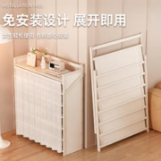 竹山下 鞋架家用门口多层简易免安装可折叠鞋柜出租房经济型新款2023爆款