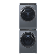 海尔（Haier）精华洗洗烘套装 10kg超薄大筒径滚筒洗衣机+空净过滤热泵烘干机家用 EG100MATESL59S+59组合