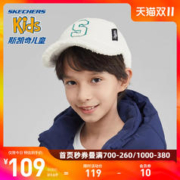 SKECHERS 斯凯奇 2023冬季新款中性儿童棒球帽时尚休闲保暖运动帽子