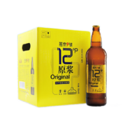 京东百亿补贴：燕京啤酒 燕京9号 12度鲜啤 原浆白啤酒 726ml*6瓶