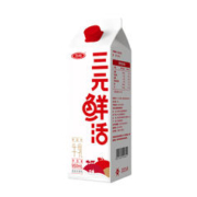 SANYUAN 三元 鲜活 超巴高温杀菌工艺高品质牛乳纯牛奶950ml/盒 低温奶 生鲜