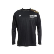 DESCENTE 迪桑特 日潮跑腿DESCENTE男士长袖练习衬衫 DVUUJB52 NV 排球服