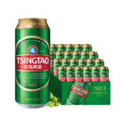 青岛啤酒（TsingTao）经典（1903）10度500ml*24听 大罐整箱装 口感醇厚