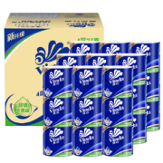 再降价、plus会员：维达（Vinda）卷纸 蓝色经典160克27卷 4层加厚 整箱*4件