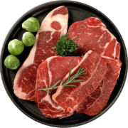 百亿补贴：恒都 原切牛排套餐1.2kg（西冷4片 眼肉4片）