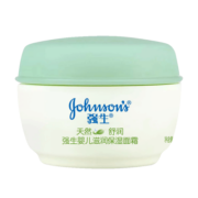强生（Johnson）婴儿面霜 宝宝补水护肤霜儿童天然舒润滋养润肤霜22g-自然柔香