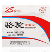 骆驼 CAMEL)汽车电瓶蓄电池6-QW-45(2S) 12V北京现代东风本田上门安装