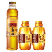 金龙鱼 外婆乡小榨菜籽油400ml+花生油158ml*2