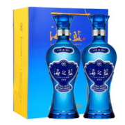 88VIP会员：YANGHE 洋河 海之蓝 蓝色经典 旗舰版 42%vol 浓香型白酒 520ml*2瓶