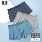 JianJiang 健将 男士内裤男80s莫代尔平角裤5A抑菌四角裤JM199-007 XXL