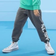 CONVERSE 匡威 儿童装秋季新品针织长裤休闲运动裤儿童纯棉时尚卫裤