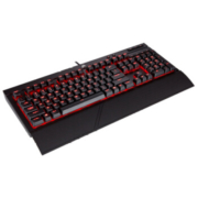 USCORSAIR 美商海盗船 K68 104键 有线机械键盘 黑色 Cherry红轴 单光
