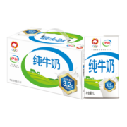 伊利 纯牛奶1L*6盒/礼盒装【4月产】 全脂营养 早餐伴侣 优质乳蛋白