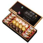 费列罗（FERRERO）榛果夹心巧克力礼盒实用圣诞节礼物情人节生日礼物送女友老婆儿童 费列罗18粒礼盒装