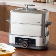 双11预售、PLUS会员：东菱 DL-1005 家用多功能电蒸锅 12L