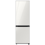 三星（SAMSUNG）333L双门冰箱 BESPOKE缤色铂格 嵌入式冰箱 智能变频 全环绕气流 RB33R300435/SC(光晕白）