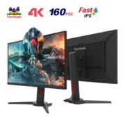 优派27英寸FastIPS 4K电竞游戏显示器 原生160hz 1ms低蓝光电脑屏幕 HDR外接显示屏 旋转升降VX2758-4K-PRO-3