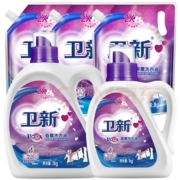 京东百亿补贴：卫新香薰洗衣液薰衣草12斤（瓶装2kg+瓶装1kg+袋装1kg*3）持久留香
