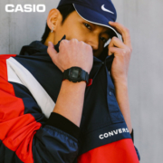卡西欧（CASIO）G-SHOCK DW-5600HR时尚运动男表 防水石英手表 DW-5600HR-1PR-200米防水