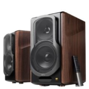 PLUS会员：EDIFIER 漫步者 S2000MKIII 2.0声道 居家 HiFi蓝牙音箱 黑胡桃色