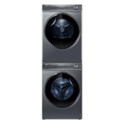 再降价、PLUS会员、需家居卡： Haier 海尔 HGY100-F376U1+G100368BD14LSU1 热泵式洗烘套装