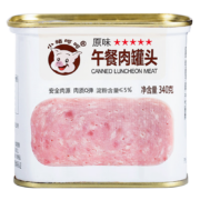 Plus会员:小猪呵呵 原味午餐肉340g*14件
