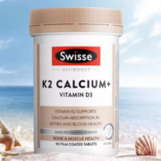 Swisse钙片中老年人腰腿抽筋疼痛柠檬酸补钙k2