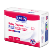 露安适（Lelch）柔护日用纸尿裤S28片(4-8kg) 日用婴儿纸尿裤 尿不湿