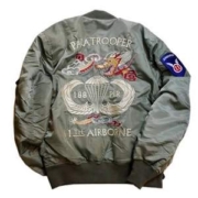 Houston 休斯顿 Embroidery MA-1(Airbone) 男士保暖飞行员夹克51186