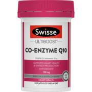 Swisse斯维诗 高浓度辅酶Q10胶囊50粒*1瓶 呵护心血管 海外进口 礼物送父母长辈
