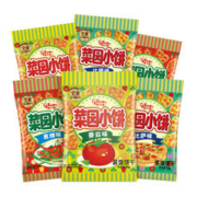 88VIP会员：glico 格力高 饼干菜园小饼50g*6袋多口味组合休闲零食