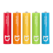 米家7号碱性电池 40粒 高性价比 彩虹色外观 大数量包装