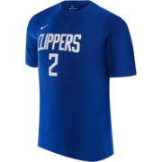 NBA-Nike耐克 Kids 洛杉矶快船队 ICON 伦纳德 大童短袖T恤 蓝色 S-8