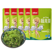 海狸先生 裙带菜海带丝开袋即食海草寿司梗片海白菜中华海藻沙拉 酸甜味100g*5袋