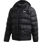 再降价、京东百亿补贴：adidas阿迪达斯 三叶草 男款连帽运动羽绒服 FL0015 FL0015 L