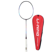 李宁（LI-NING）【店长推荐】雷霆50 锋影500 进阶快攻 防守全碳素羽毛球拍 风暴72 黑色（6U/G6）空拍