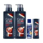 有券的上：CLEAR 清扬 专研去屑头皮护理3倍净屑型洗发水570g*2+100g*2