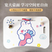 达亿佳 可折叠床上电脑桌飘窗书桌家用学习桌宿舍上铺写字桌卡通桌简约