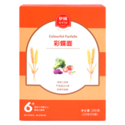 伊威(Eastwes)婴幼儿辅食 宝宝面条 多彩蝴蝶面 无盐菠菜甜菜紫薯营养彩蝶面180克（20克X9袋）新旧版随机