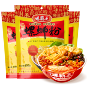 螺霸王 螺蛳粉 广西柳州特产 方便速食米线粉丝酸辣粉面 原味330g*3袋