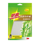 3M 思高 天然竹纤维抗油型1片装 去油污 抹布
