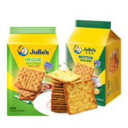 Julie's 茱蒂丝 进口奶油奶盐咸味苏打饼干葱香梳打休闲零食小吃